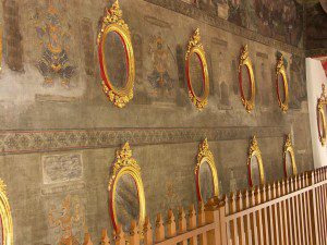 Herbal recipes enshrined at the Wat Pho temple, Bangkok