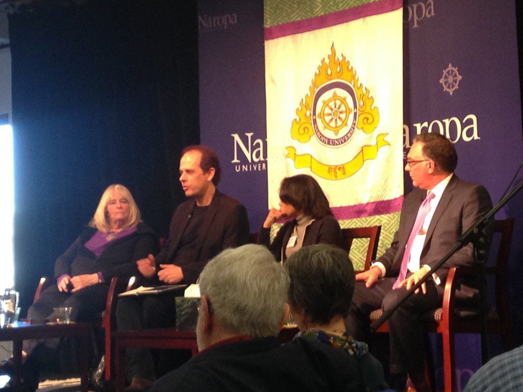 Panel Discussion: "Unpacking the Crisis in Higher Education Today" with John Pryor, Rhonda Magee, David Germano; Mirabai Bush, moderator