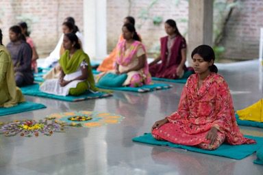 Girls Meditate