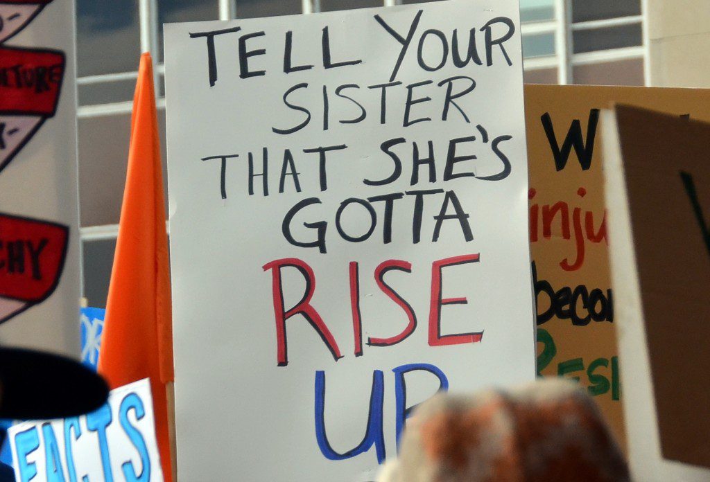 Tell Your Sister That she's Gotta RISE UP