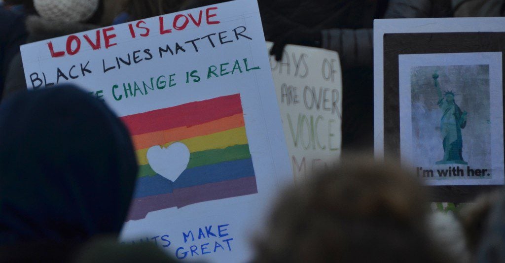 Love is Love - Black Lives Matter - Climate Change is Real