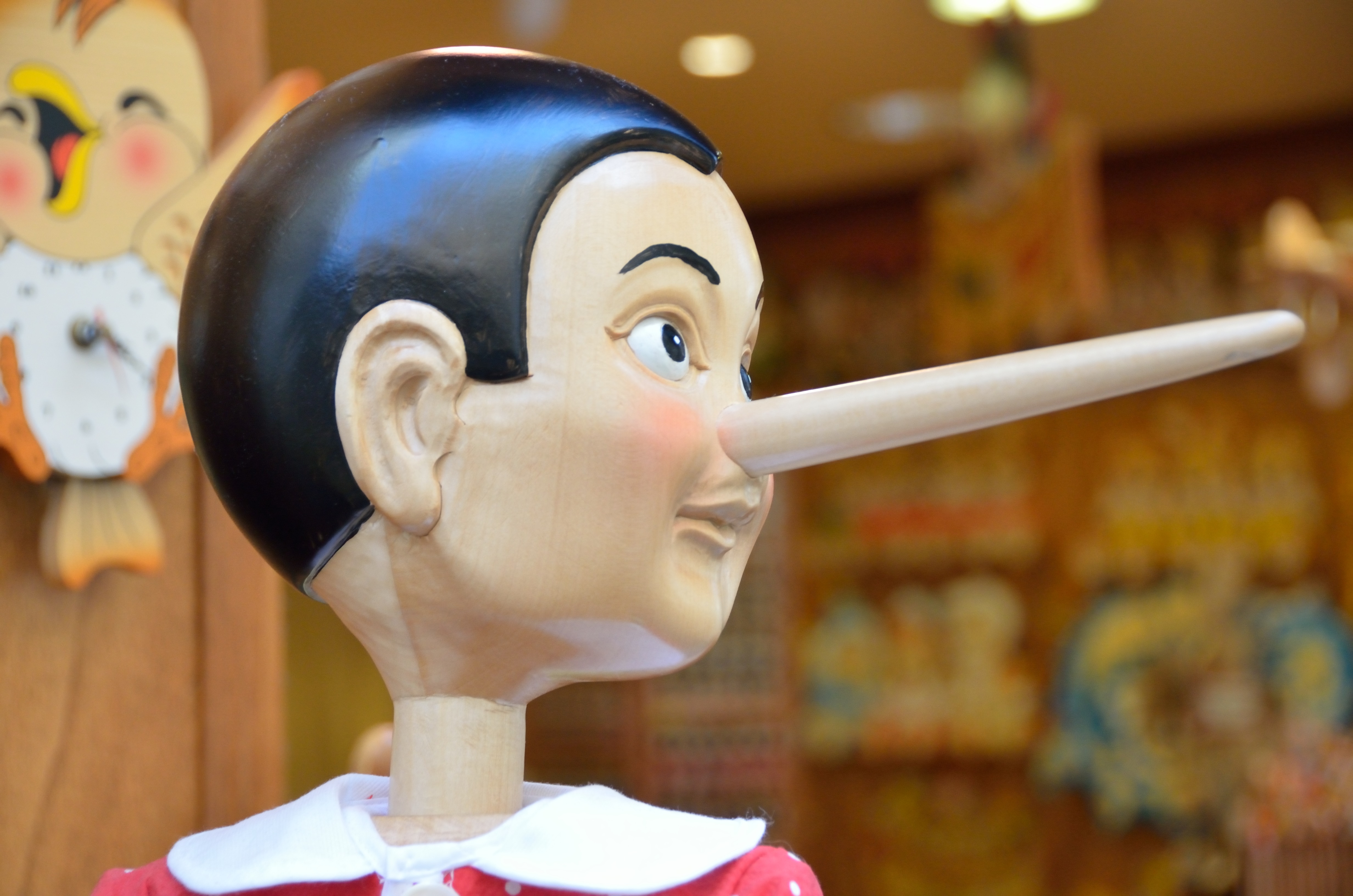 Pinocchio lying