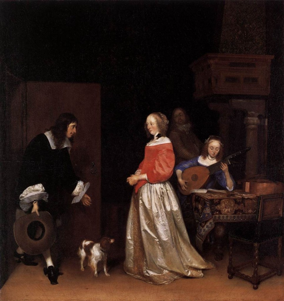 The Suitor's Visit, by Gerard ter Borch