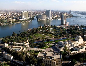 Cairo, by the Nile. Public Domain.