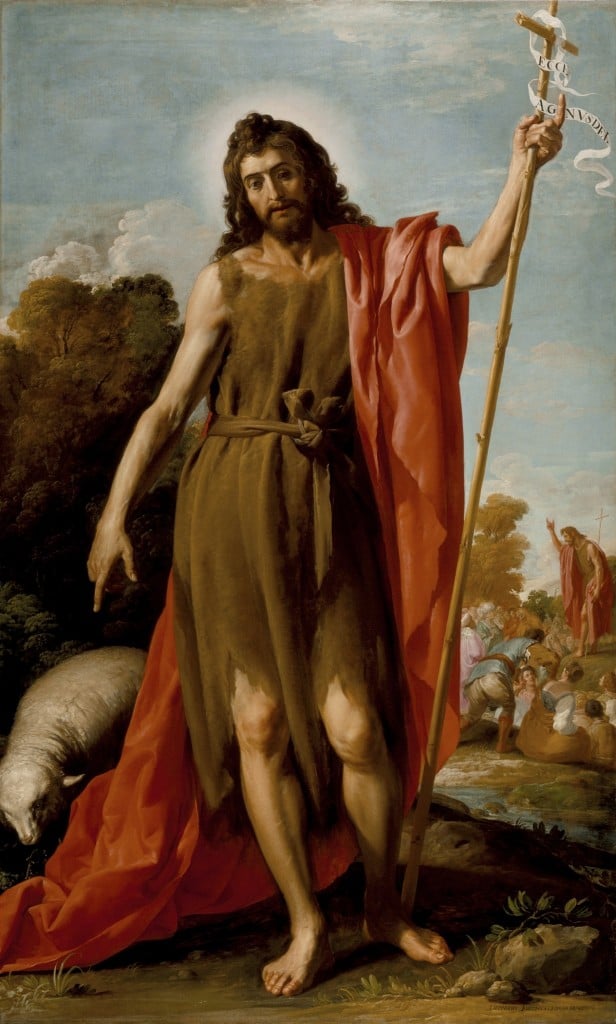 St. John The Baptist In The Wilderness, by José Leonardo (Spain, 1601-before 1653) LACMA Collection, Public Domain