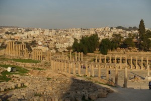 Magnificent ruins in Jerash, Jordan.