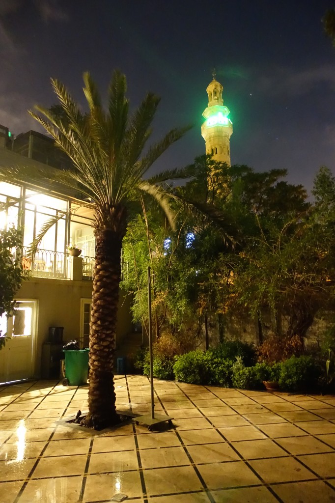 View from the patio of the Sufra Restaurant, in Amman