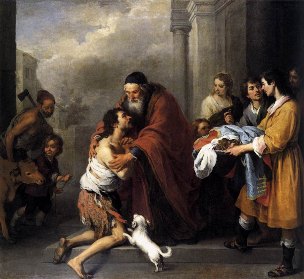 The Return of the Prodigal Son, Bartolomé Esteban Murillo (Public Domain)