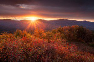 Beautiful fall morning in North Georgia (USA) by Ben Thomas