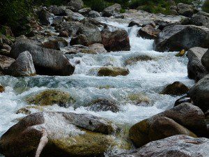 river and rocks
