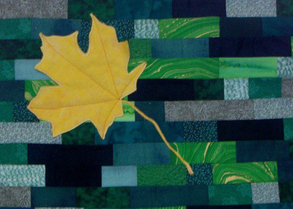 Fall Leaf quilt photo from Erica Baron