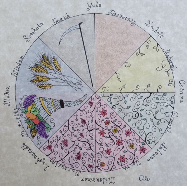 Wheel of the Year, by Allison Ehrman.