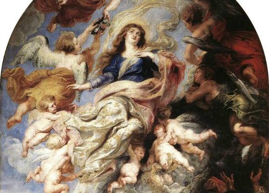 "Assumption of the VIrgin Mary" by Peter Paul Rubens. From WikiMedia.