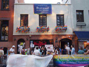 The Stonewall Inn at the time of President Obama’s declaration on June 24, 2016. Picture credit: Rhododendrites, Wikimedia