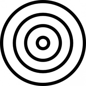target-concentric-circles-outline_318-36255