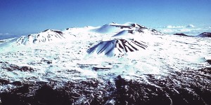 Mauna Kea Summit in Winter. 8/9/2001. USGS