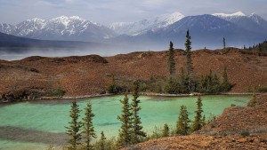 Lake along Alsek River, Yukon, Canada. Photo by Peter Pham (cc) 2006.