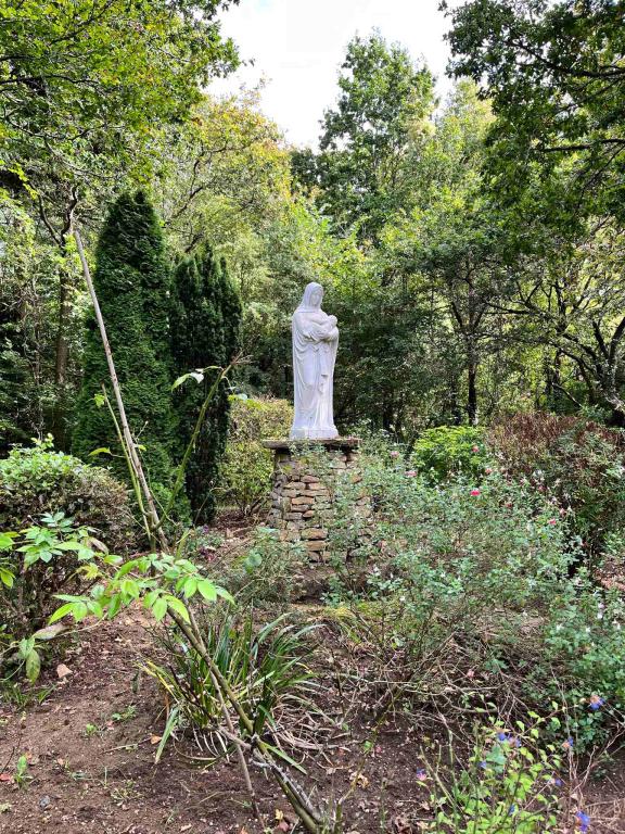 Virgin Mary statue at the Franciscan Convent at Ladywell Shrine, Tuesley, Surrey, UK