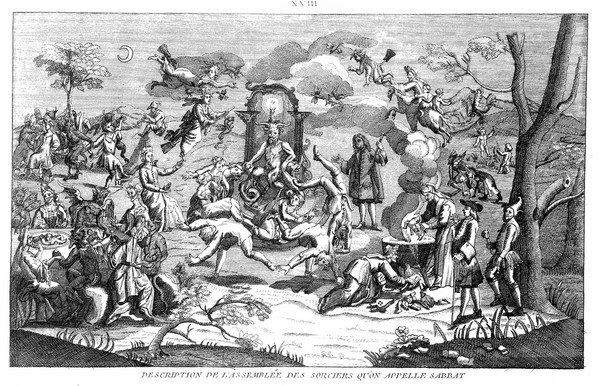 Devil at the witches sabbath, Spranger, Bartholomeus, 1546-1611