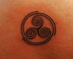 Got my first tattoo the symbol of protection from Gingerbread  rbuffy