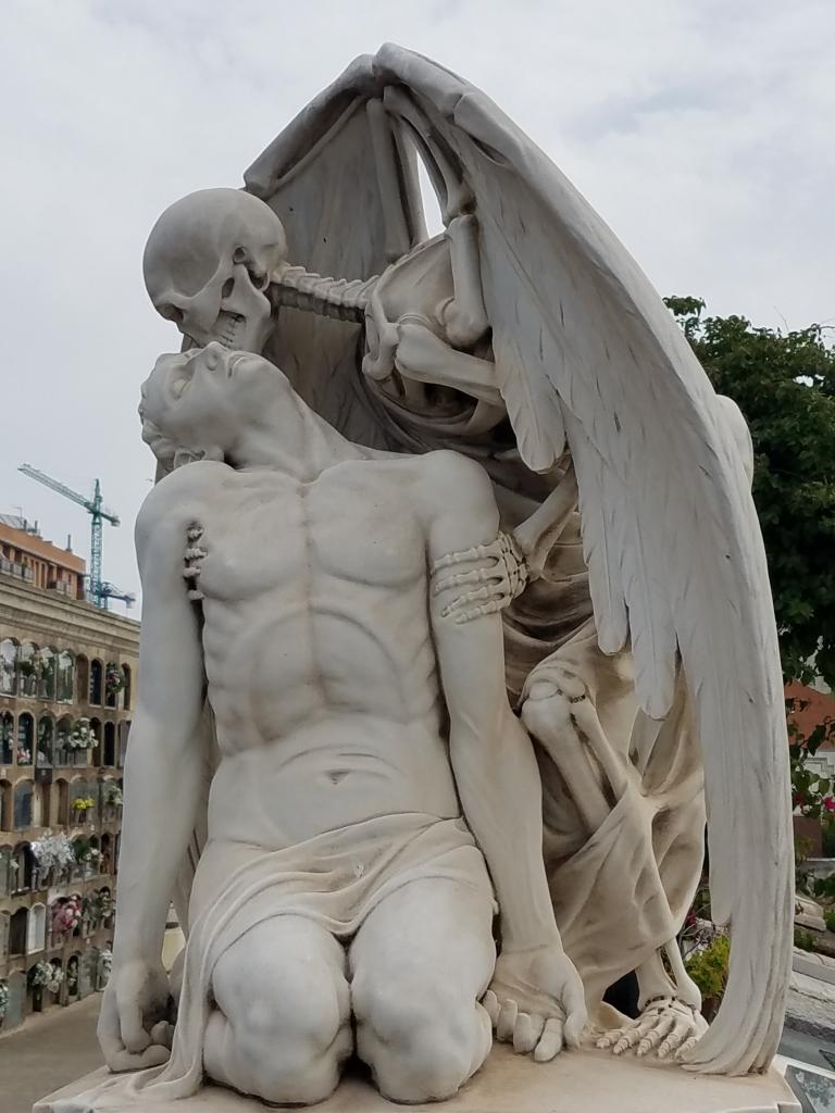 The Kiss Of Death Eros And Thanatos In A Barcelona Cemetery Andrew Chesnut