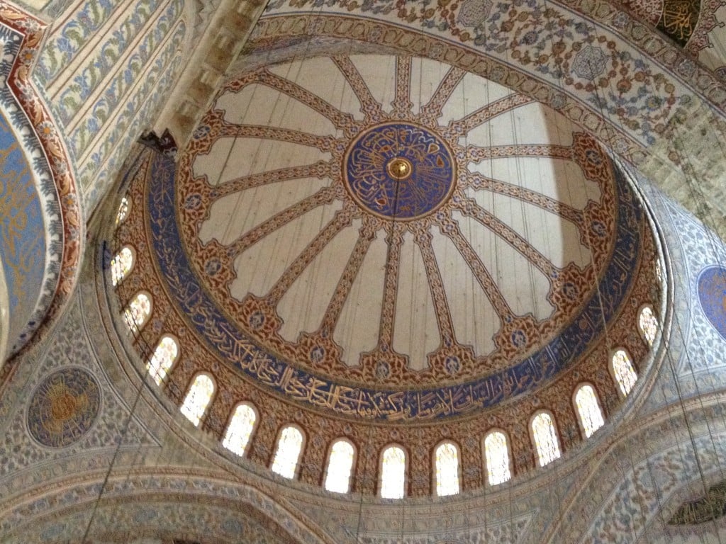 Ceiling of the Blue Mosque