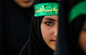 A Shi'ite girl attends a celebration of Ashura, last Tuesday in Bahrain. Image by Sayedoo BH/Demotix/Corbis