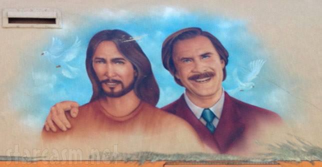 jesus and ron burgundy