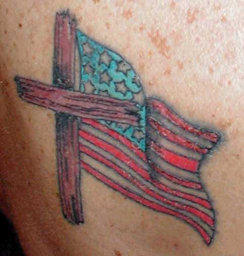 When Cross And Flag Combine…They Make Terrible Tattoos | Zack Hunt