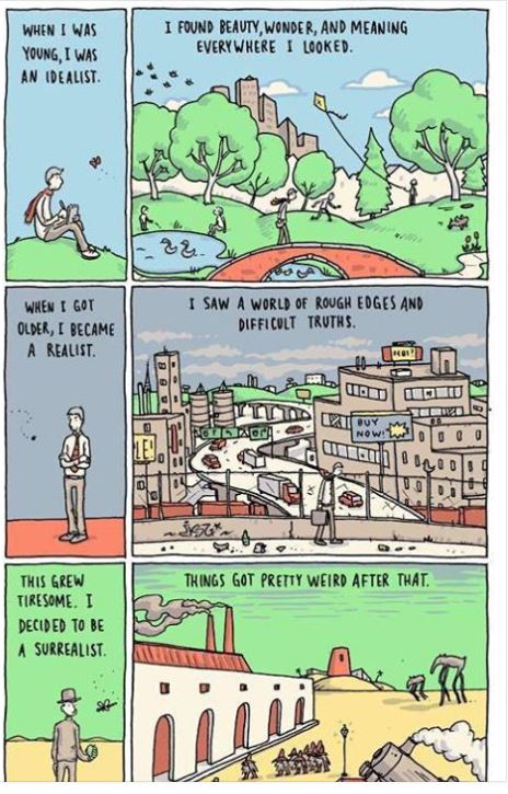 Philosophy Matters cartoon Kierkegaard