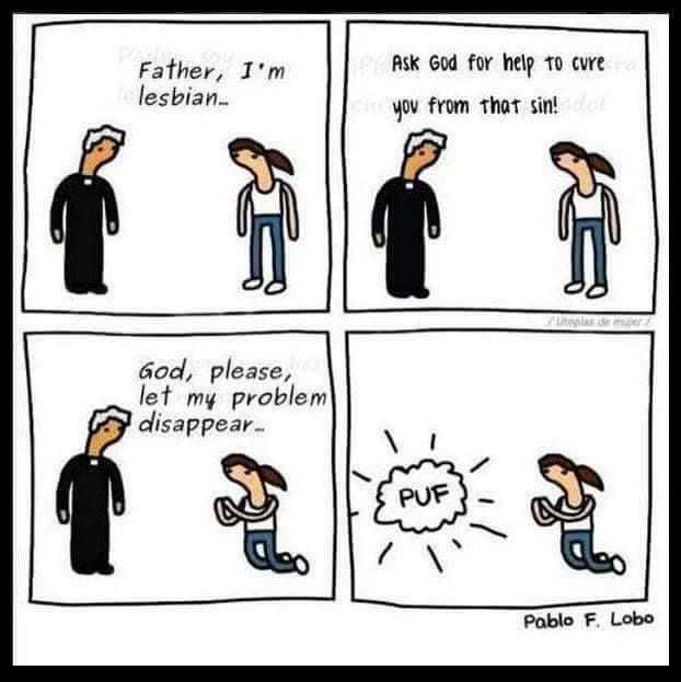 humor cartoon homophobia christianity discrimination hate