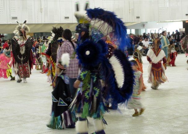 powwow dancers
