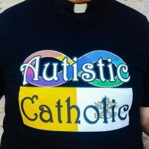 Profile picture for my "Autistic Priest" social media