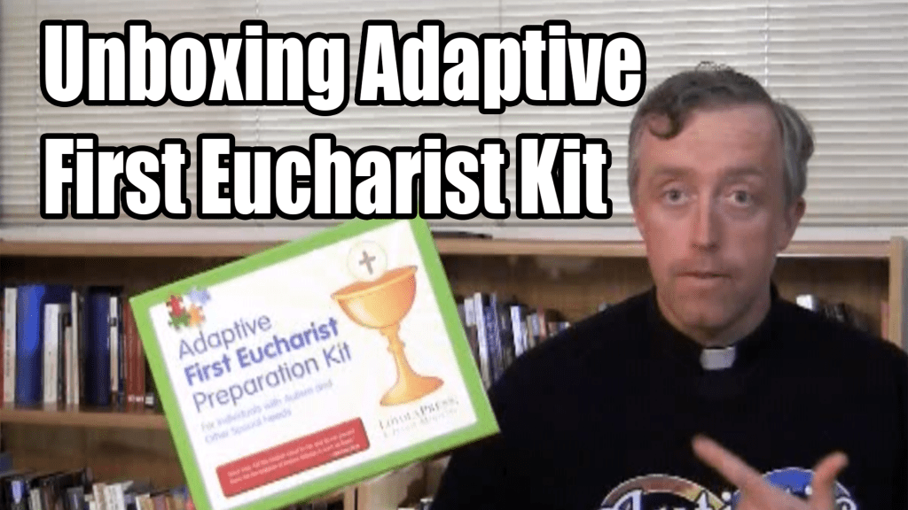 Adaptive First Communion unboxing title screen