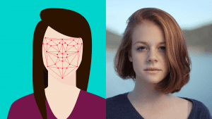 Facial recognition (2 images)