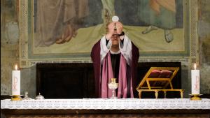 Priest Celebrating Mass