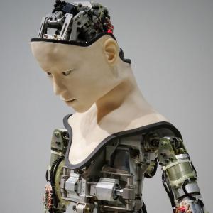 A mix of human and robotics illustrated