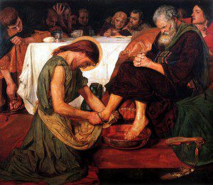 Jesus Washing Peter's Feet, by Ford Madox Brown, 1876