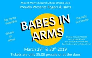 A program cover for the musical "Babes in Arms."