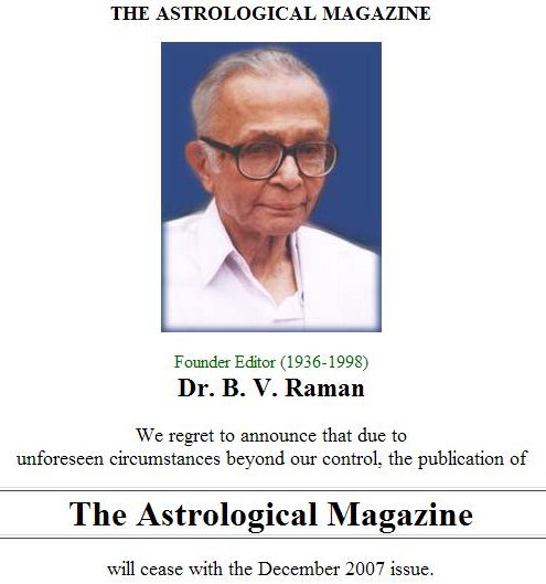 Why is The Astrological Magazine Going Out of Business?