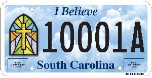 South Carolina “I Believe” Plates Halted… For Good, This Time
