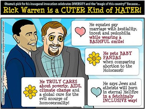 Rick Warren: A Cuter Kind of Hater