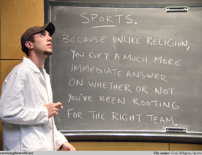 Sports over Religion
