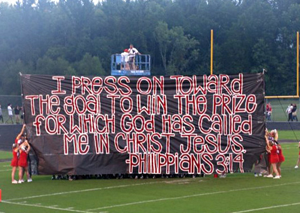 Update on the Cheerleaders’ Banned Bible Banners