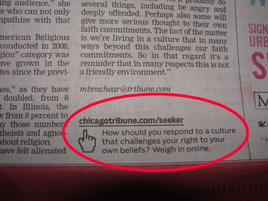 Hey, Chicago Tribune, What Up With That?
