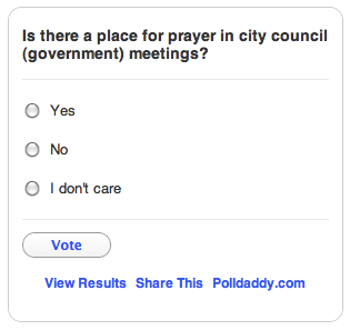 Note to Wichita: There’s No Prayer at City Council Meetings