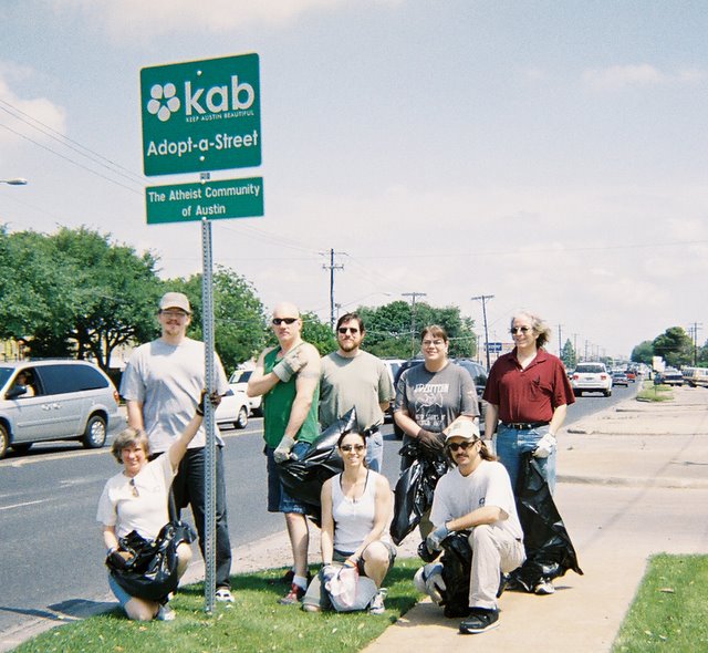 Atheists in Austin Adopted a Highway, Too!