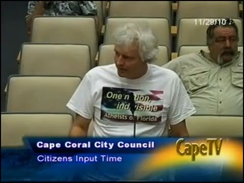 Atheists of Florida Kicked Out of Cape Coral City Council Meeting