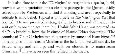 Trying the Make Sense of the ’72 Virgins’ Myth…