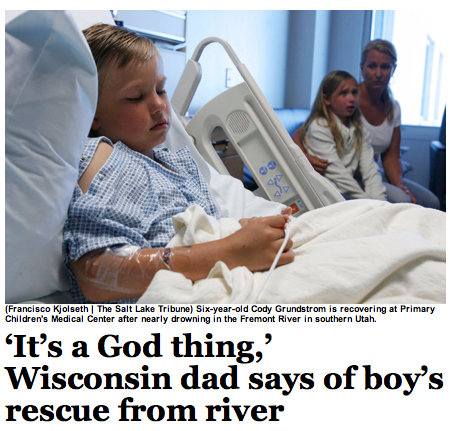 Thanks the Medical Experts, Not God